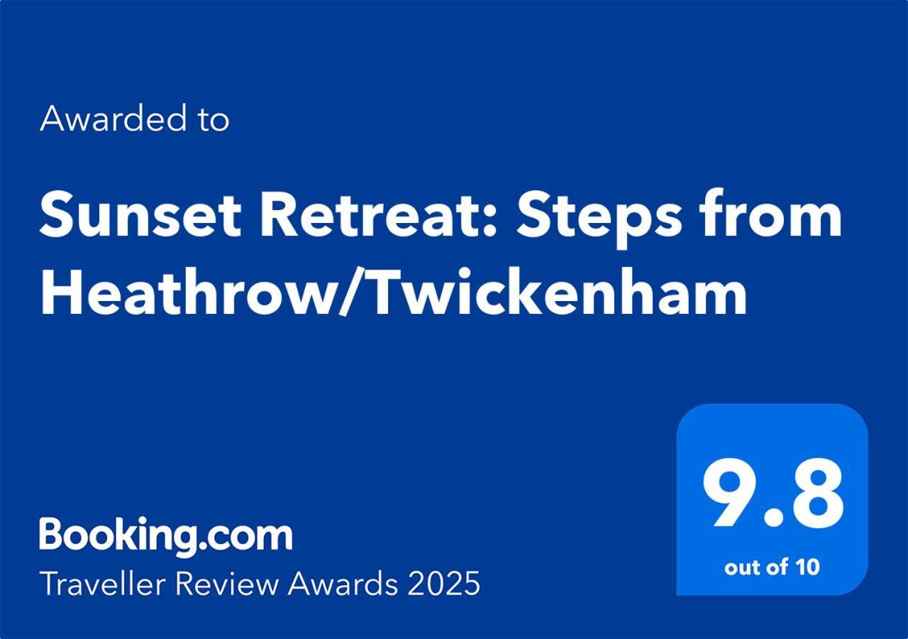 Appartamento Sunset Retreat: Steps From Heathrow/Twickenham Hounslow Esterno foto